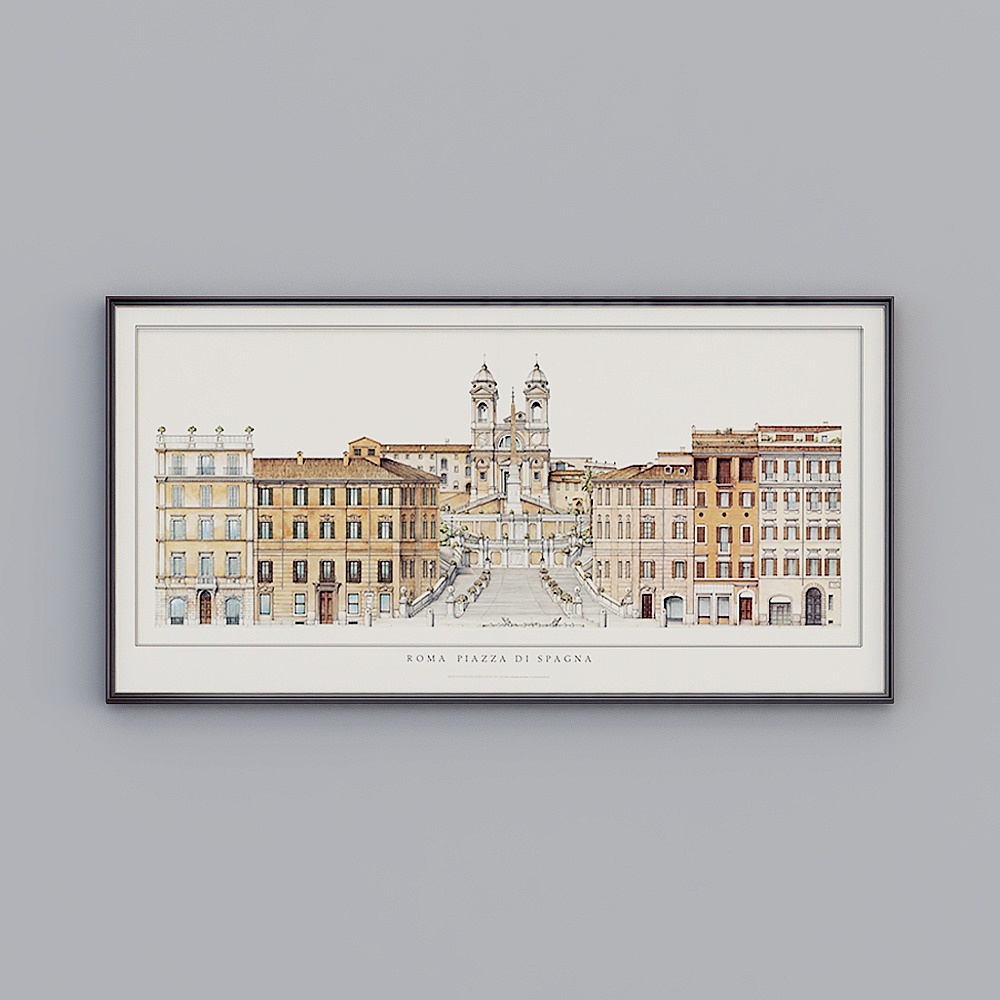 Piazza di Spagna 3D model