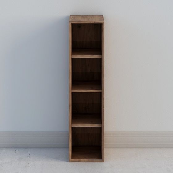Modern Minimalist Bookshelf 3D model