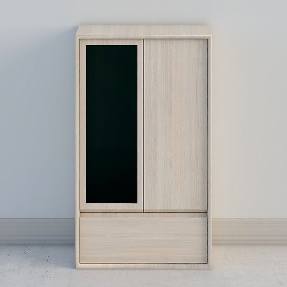 City Window Wardrobe 3D model for Modern Spaces