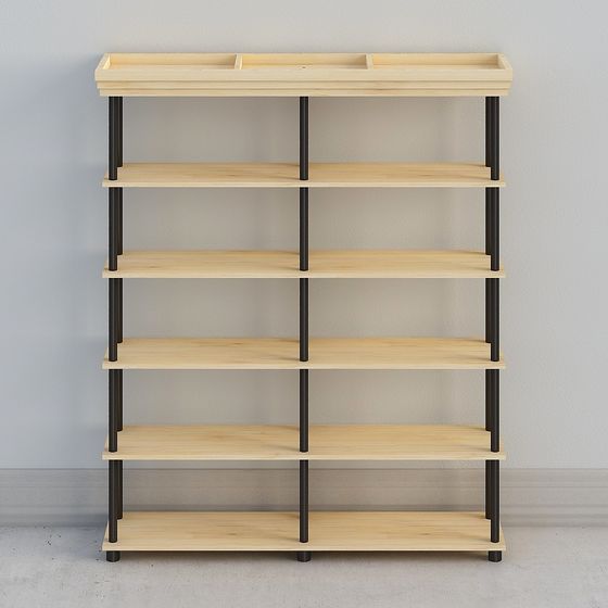 Urban Shelf 3D model for Modern Spaces