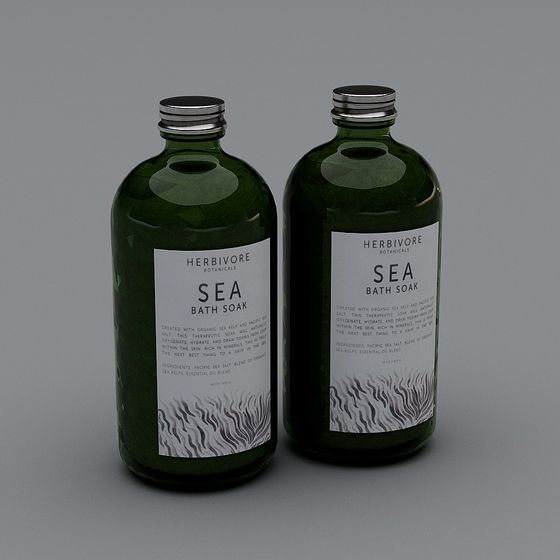 Herbivore Botanicals Sea Bath Soak 3D Model