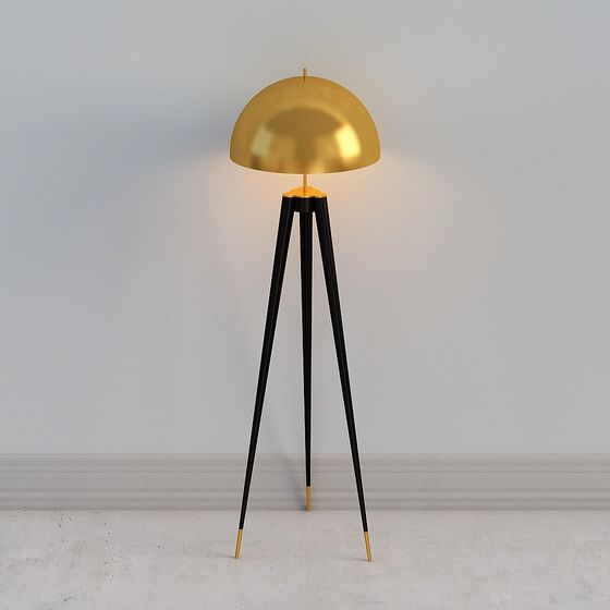 Modern Elegant Floor Lamp 3D model