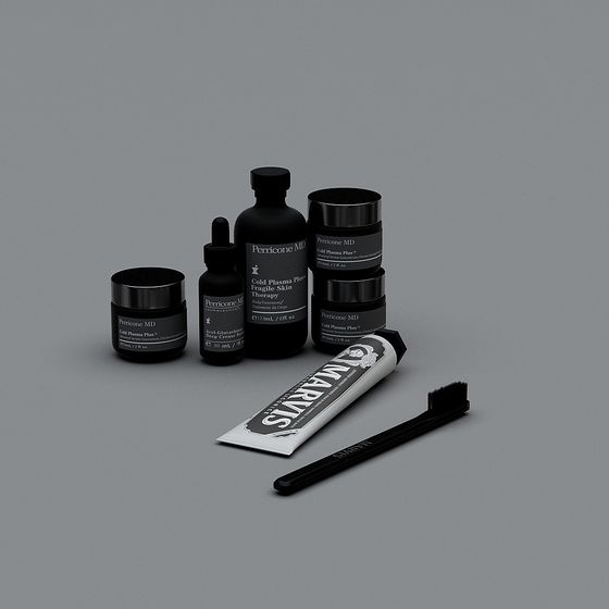 Futuristic Personal Care Products 3D Model for Designers