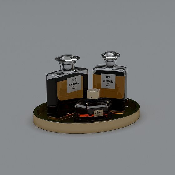 Chanel No. 6 Perfume Display 3D model