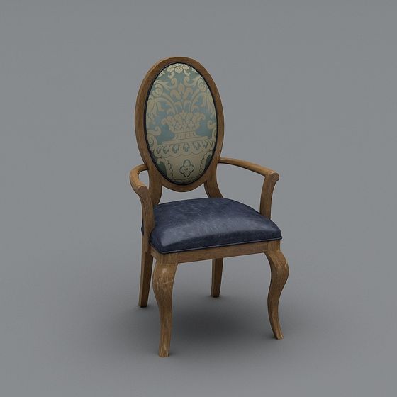 Elegant Retro-Modern 3D Chair Model