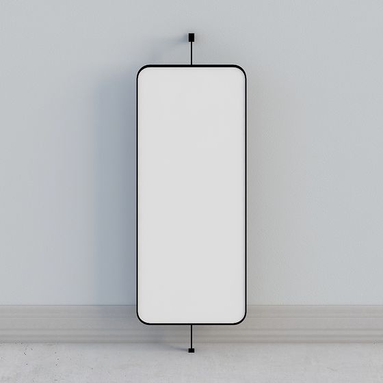 Minimalist Floor Mirror 3D model