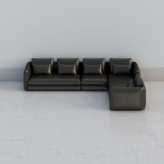 Urban Comfort 3D model - Minimalist Sofa Design