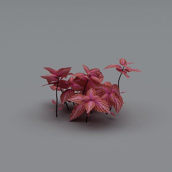 Neon Green Plant 3D model