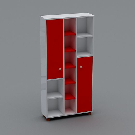 Urban Bookshelf 3D model