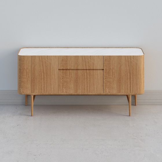 Mid-Century Modern Sideboard 3D model