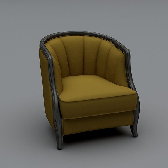 Vintage Style Armchair 3D model