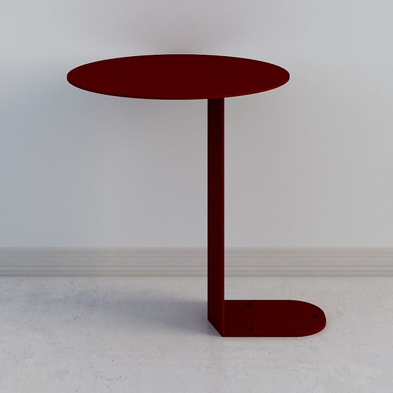 Elegant Low-Polygon Round Table 3D model for Creative Projects