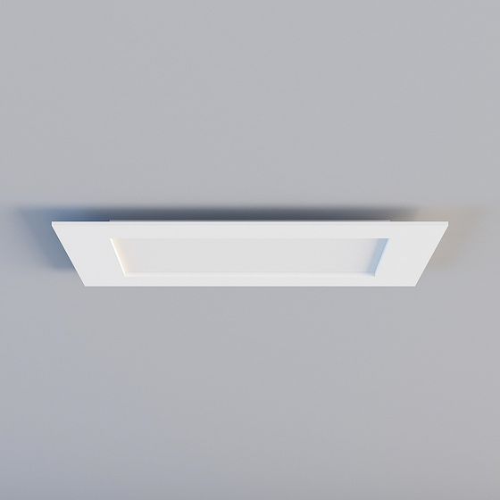 Minimalist Embedded Light Fixture 3D model