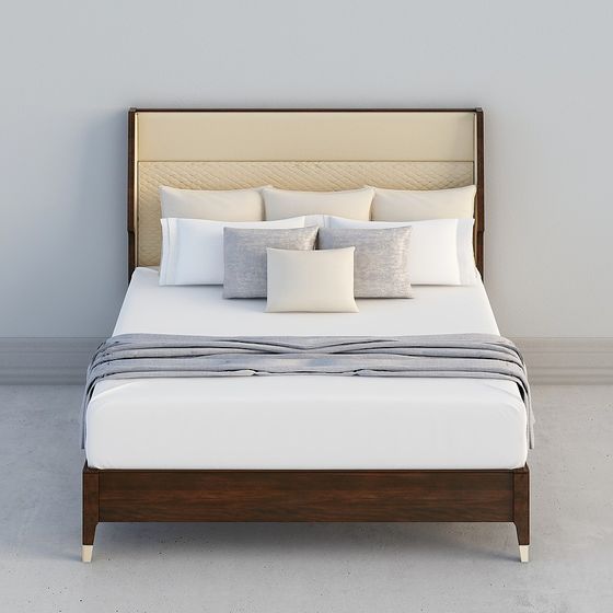 Urban Luxurious Bed 3D model