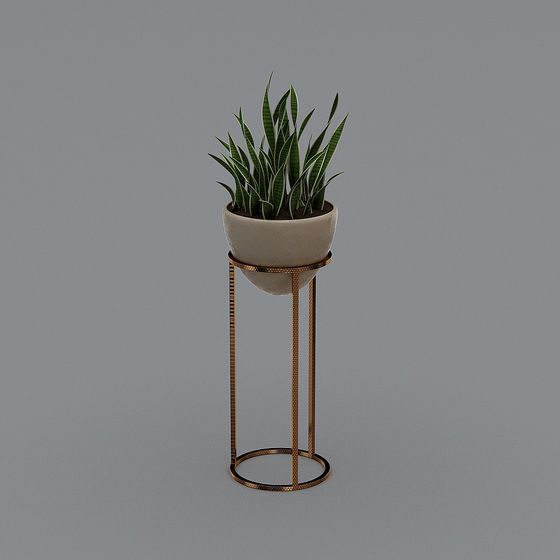 Urban Oasis Plant Stand 3D model