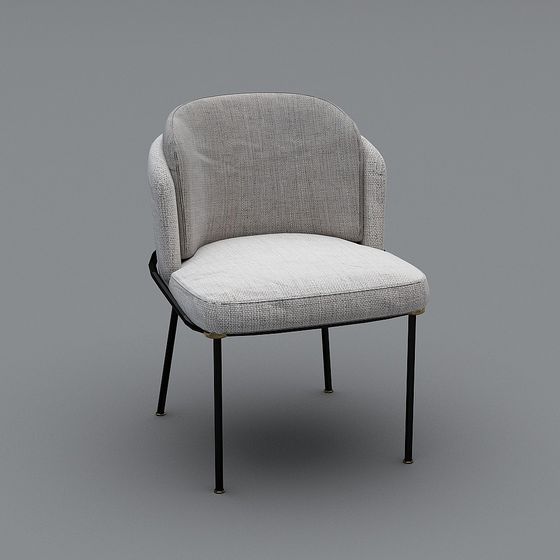 Urban Leisure Chair 3D model for Modern Spaces