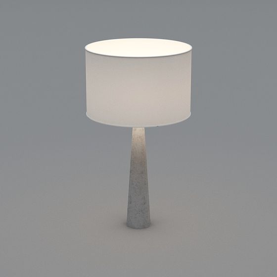 Minimalist 3D Model Table Lamp Design