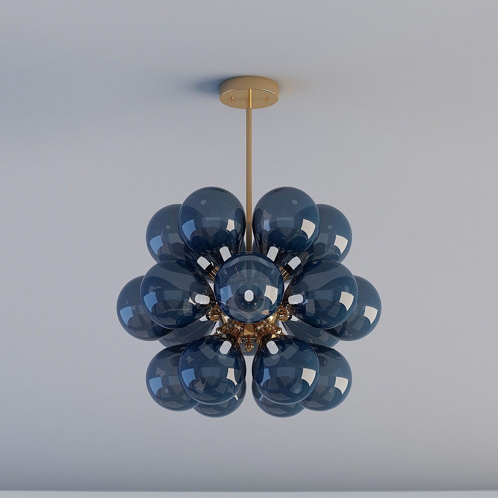 Le XG-9112 a des chandeliers au design nordique avec des lampes en verre créatives pour la chambre d'enfant qui veulent illuminer les chandeliers de chambre à coucher minimalistes post-modernes