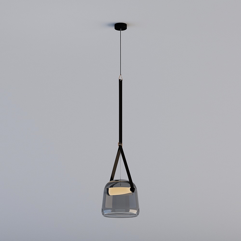 XG-9209 has want to light up after the modern creative glass living room chandelier designer leather bedroom study model room chandelier