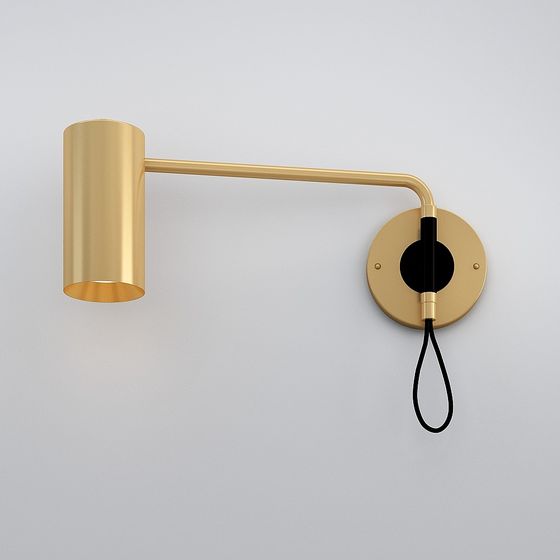 Swing Arm Wall Lamp 3D model for Modern Spaces