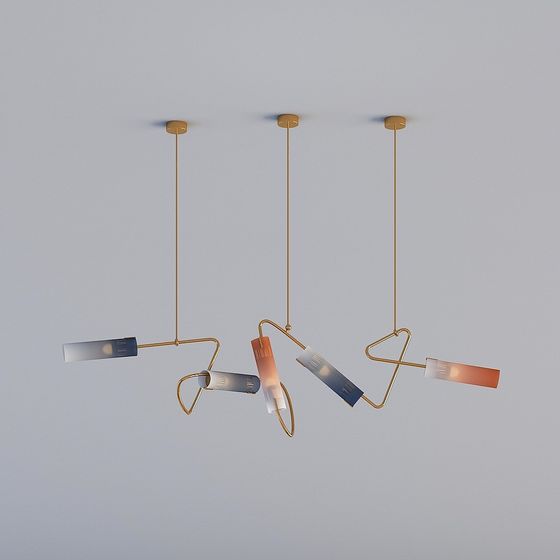 Luminous Pendant Light 3D model