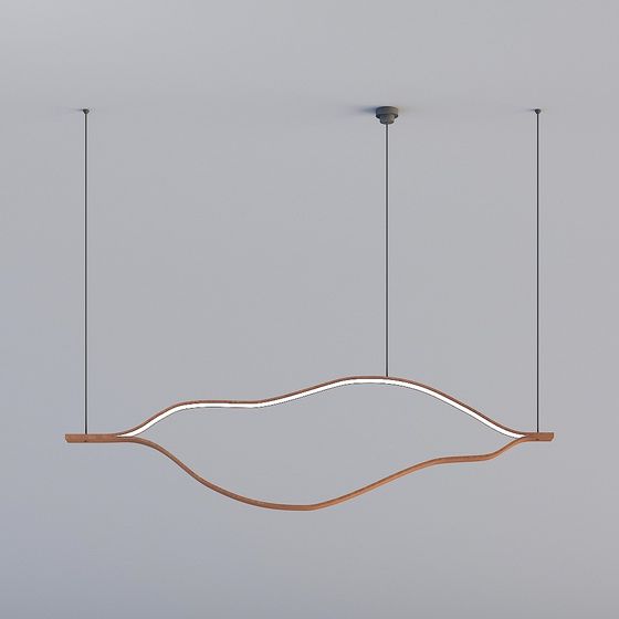 Stylish Streamlined Low-Poly 3D Model for Contemporary Spaces