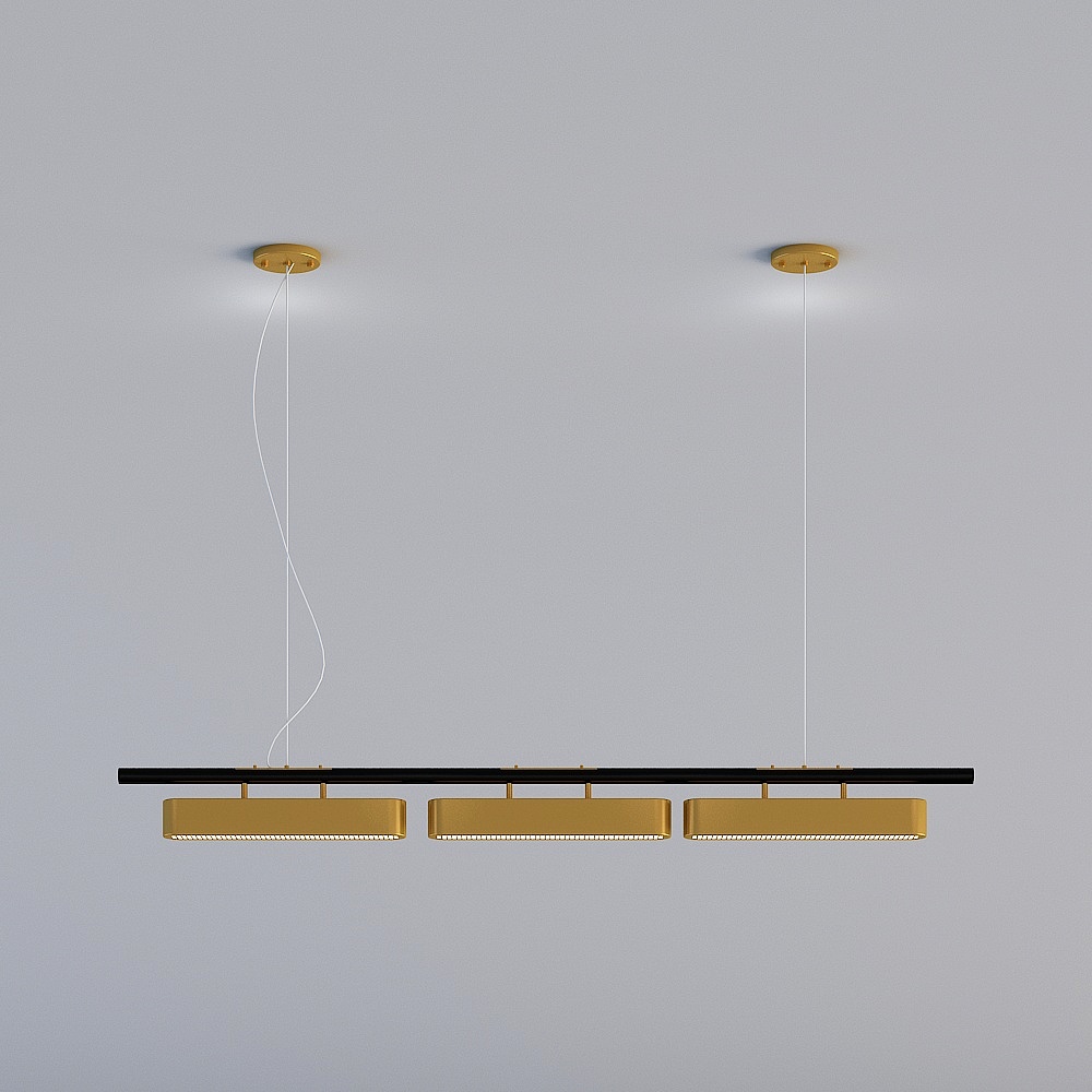 Linear Light Fixture 3D model