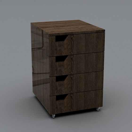 Modern Mobile Storage Cabinet 3D model