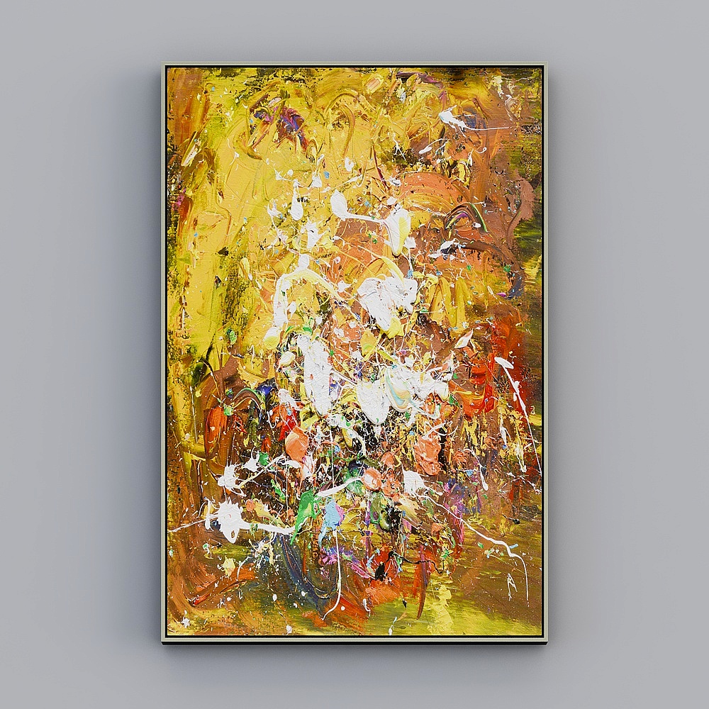 The whole house with painting - modern abstract metaphysical decoration painting - oil painting - Huahai