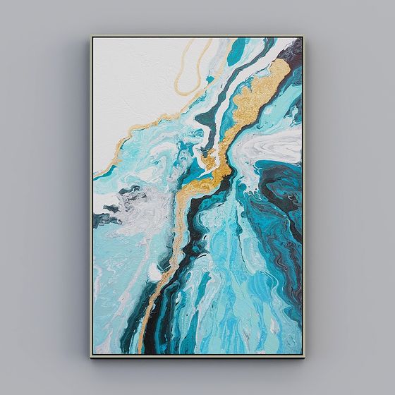 Abstract Luminous 3D model