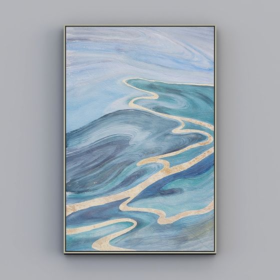 Ocean Pathway 3D Model for Creative Projects