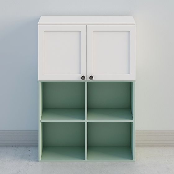 Urban Storage Cabinet 3D model for Modern Spaces