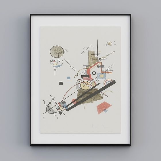 Abstract Geometric Framework 3D model for Creative Projects