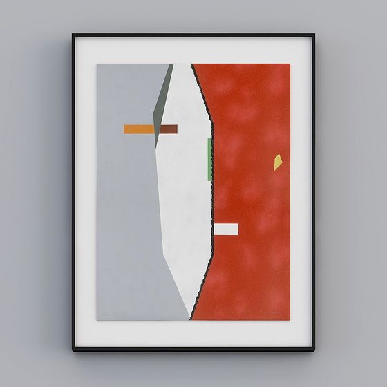 Abstract Geometric 3D Model - Vibrant Visual Experience