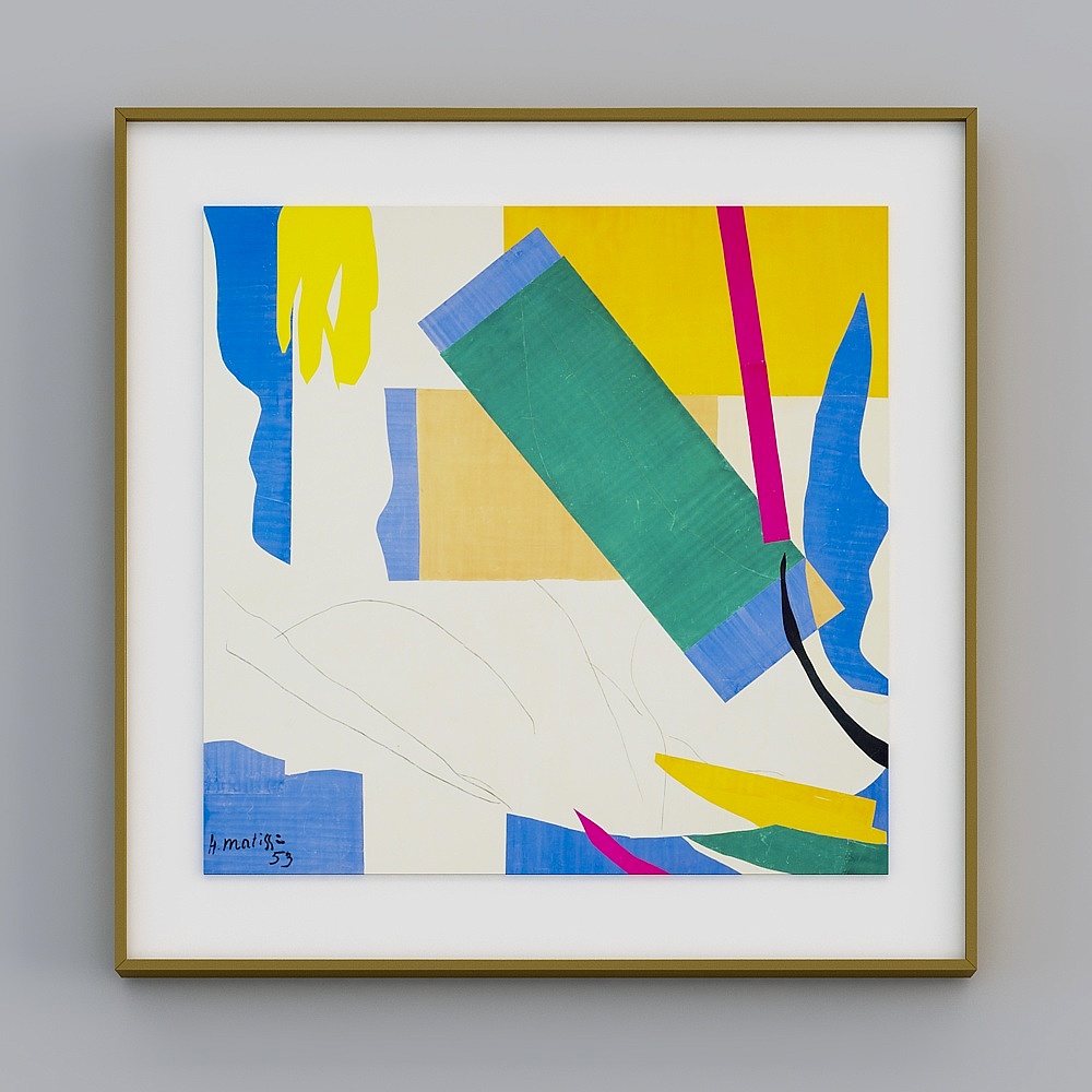 "Fuyun Art" BBA101 modern mash-up light luxury Jane European abstract living room entrance kitchen bedroom decoration painting