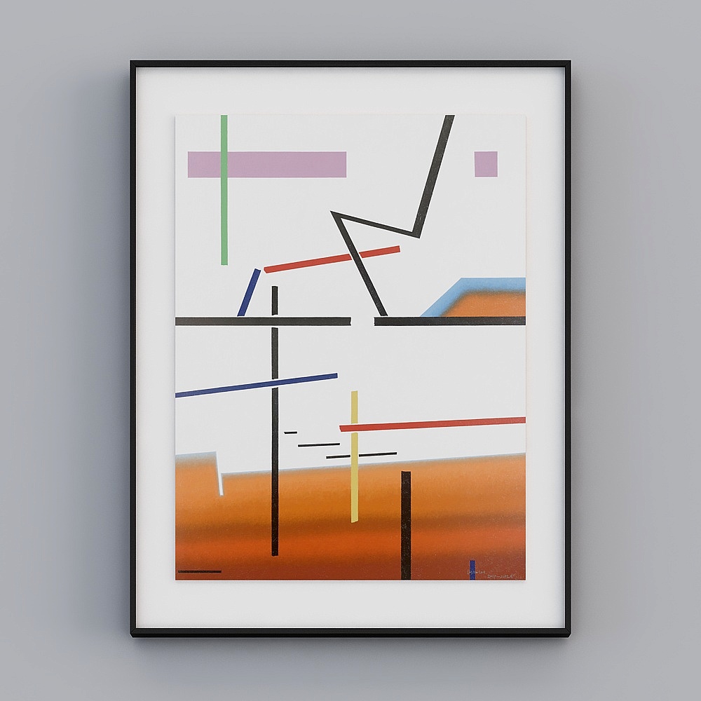 "Fuyun Art" BBA098 modern mash-up light and simple abstract living room entrance kitchen bedroom decoration painting