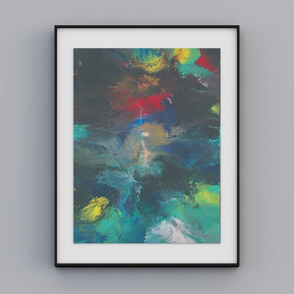 "Fuyun Art" BBA129 modern mash-up light luxury trend cartoon living room Xuanguan kitchen bedroom decoration painting