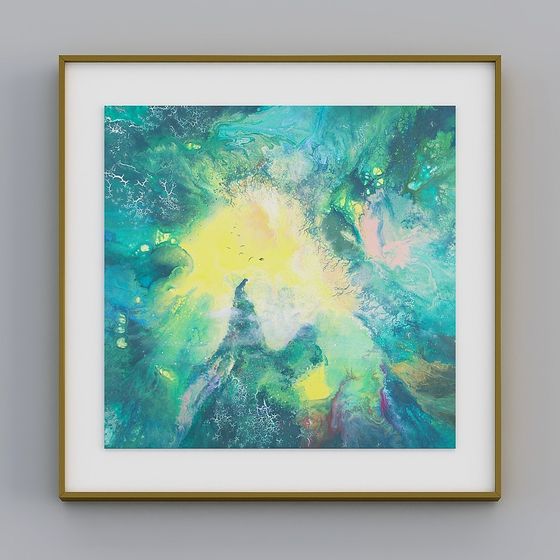 Abstract Universe 3D model for Creative Projects