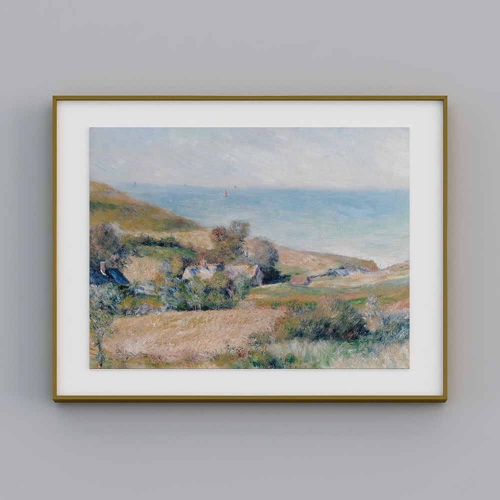 "Fuyun Art" BBA071 modern mash-up light luxury Jane European landscape living room Xuanguan kitchen bedroom decoration painting