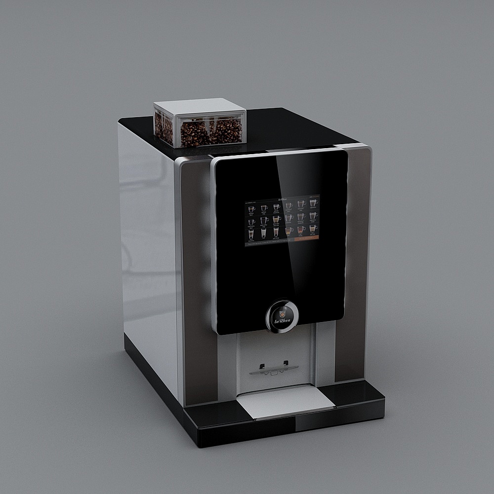 Modern Espresso Machine 3D Model