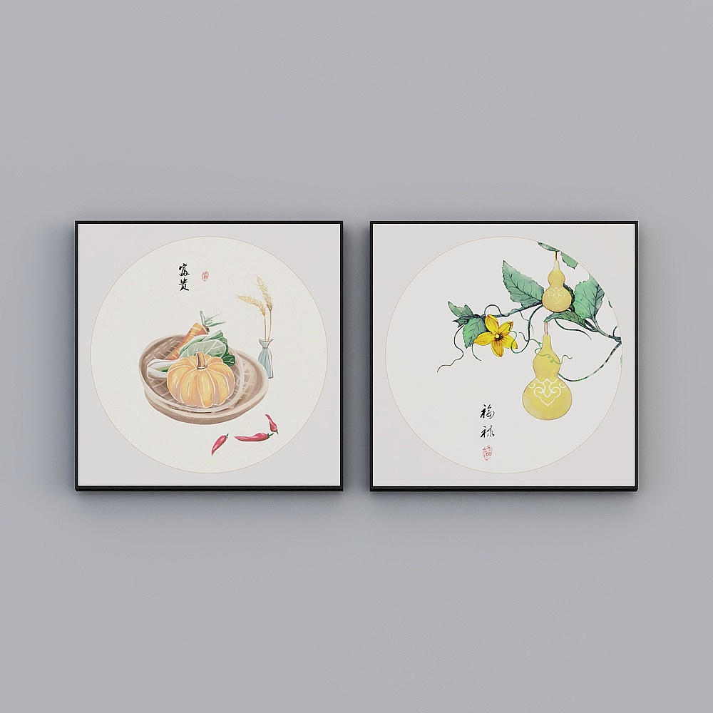 Cortesia casa completa con pittura - pittura decorativa ristorante ospite in stile cinese Xuanguan - due - Zhiyi E