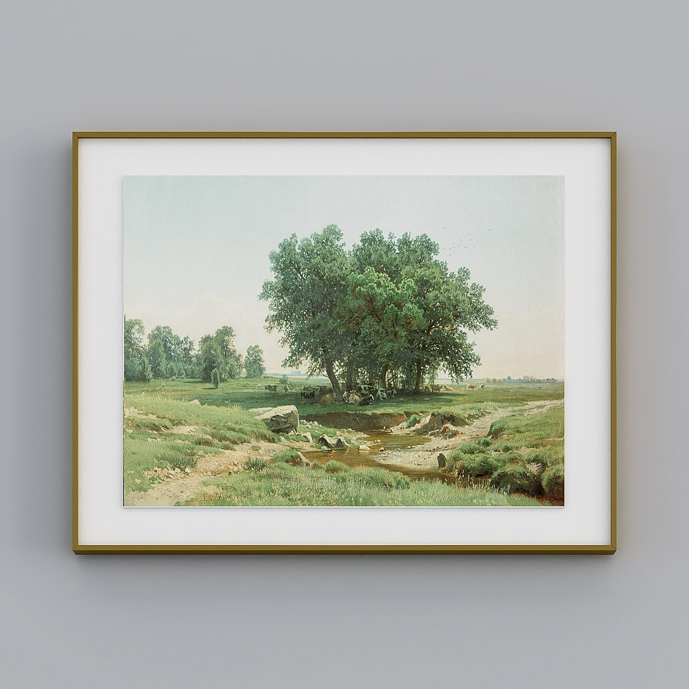 Peinture de décoration "Art Nuage Flottant" BBA151 Mashup moderne luxueux paysage européen salon cuisine chambre