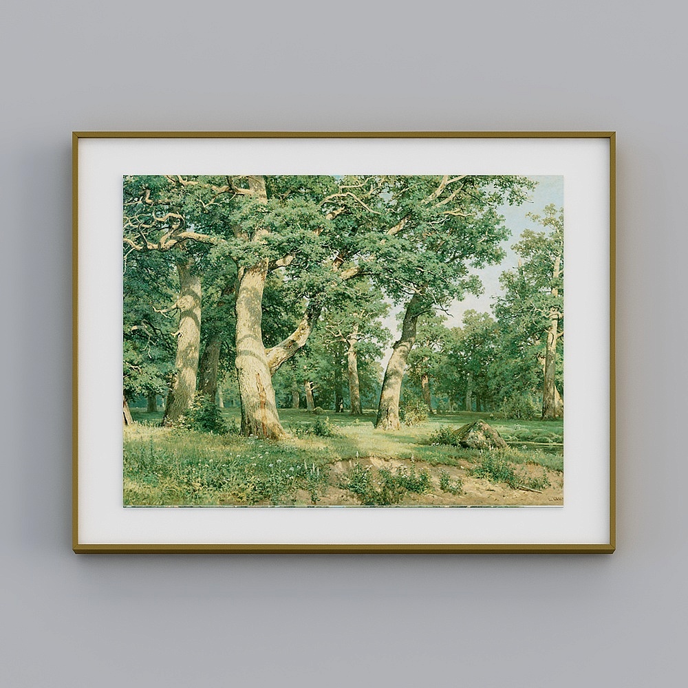 Ancient Oak Grove 3D model