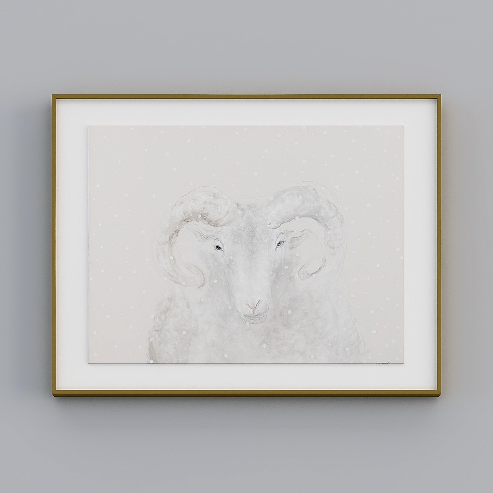 "Fuyun Art" BBA156 modern mash-up light luxury trend cartoon living room Xuanguan kitchen bedroom decoration painting