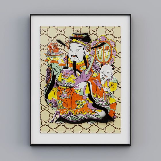 Colorful Gods and Youth 3D model for Creative Projects