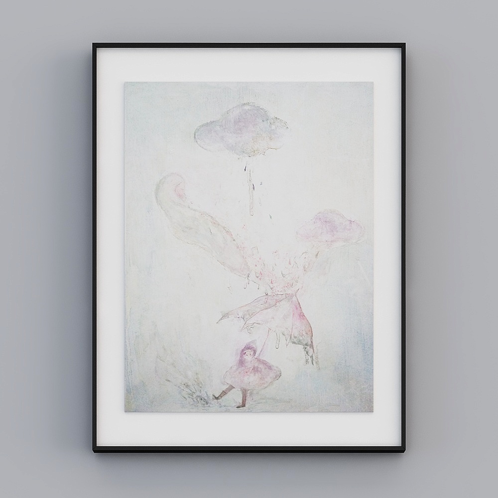 "Fuyun Art" BBA168 modern mash-up light luxury trend cartoon living room Xuanguan kitchen bedroom decoration painting