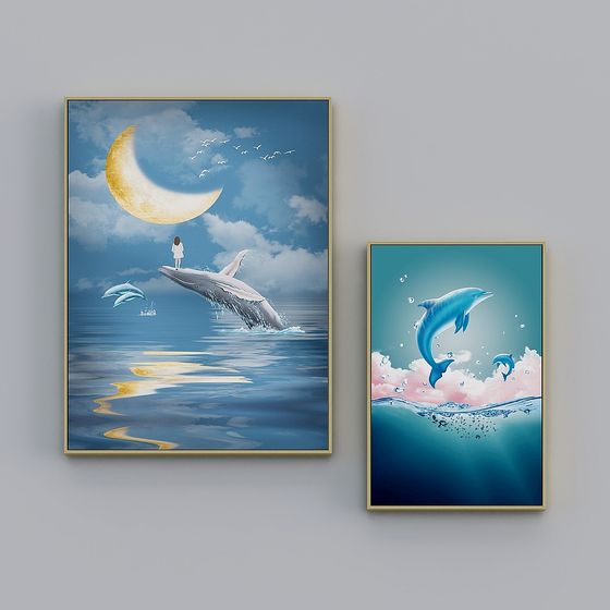 Sea Dreams 3D model - Dive into Ocean Serenity