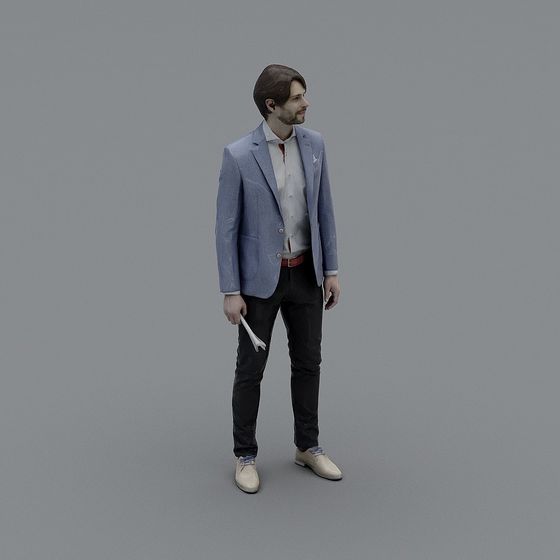 City Walker 3D model for Urban Environments