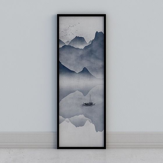 Ink Landscape 3D Model