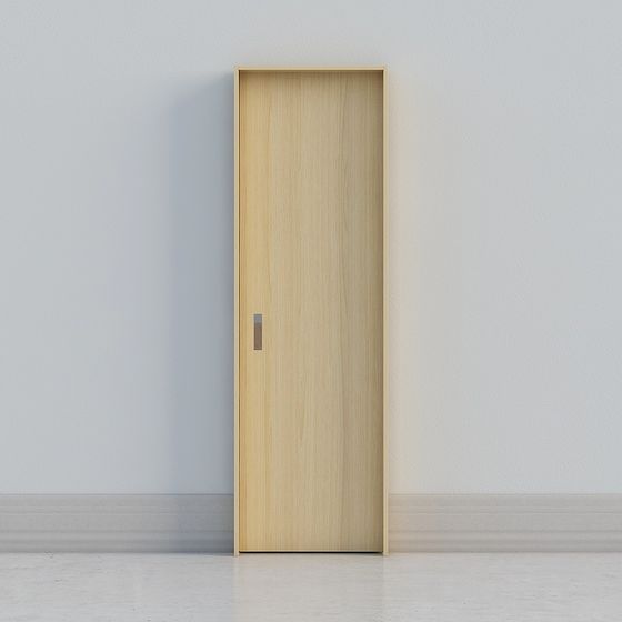 Elegant Wooden Door 3D Model for Modern Spaces